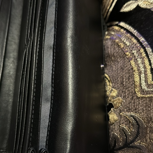 NWOT Coach bifold wallet in black leather - Picture 5 of 5